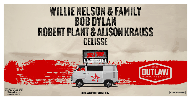 Tour or event poster for Willie & Dylan’s Outlaw Fest Wrap Up Mid-Summer Dates in WA