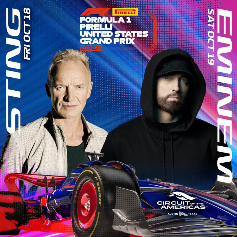 Tour or event artwork for Eminem Live Debuts “Godzilla” at F1 (Sorta)