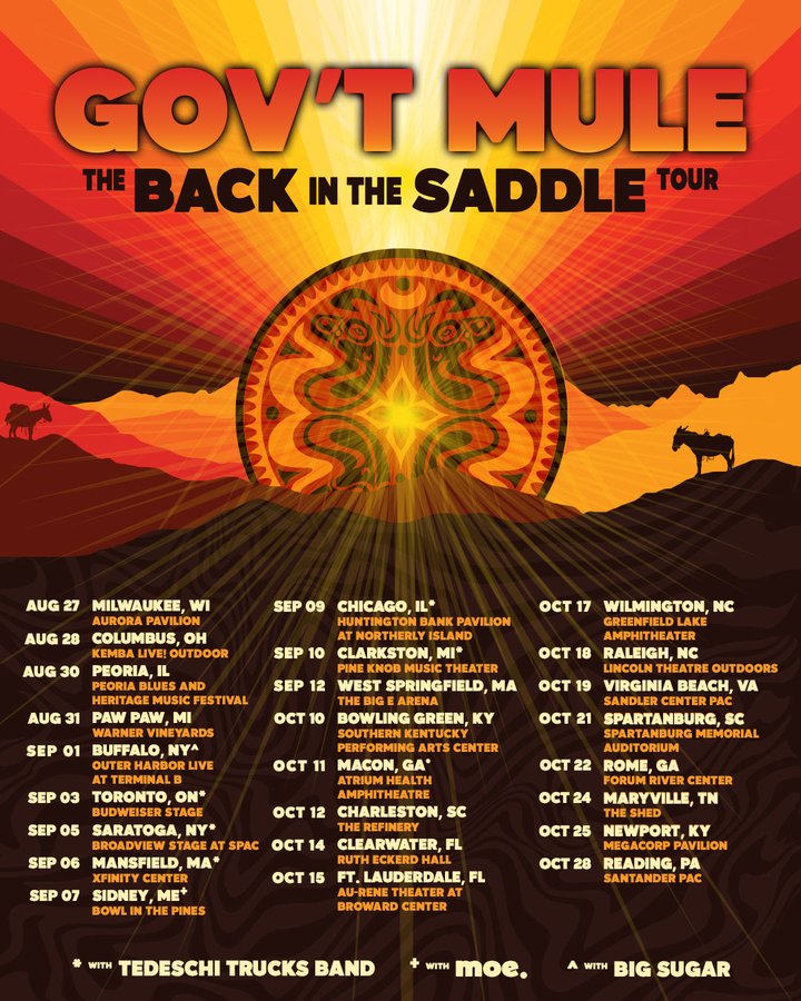 Tour or event poster for Marquee Memories: Warren Haynes