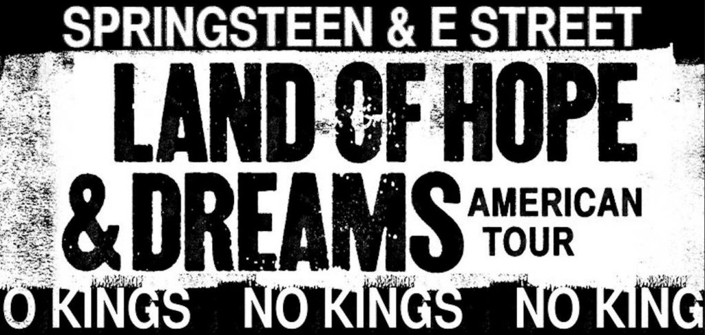 Tour or event poster for ‘The Cavalry is Coming,’ Springsteen Says Of 2026 US Tour