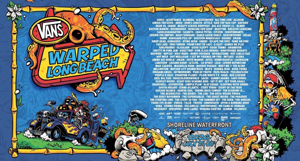 Tour or event poster for Marquee Memories: Kevin Lyman, Founder of Vans Warped Tour