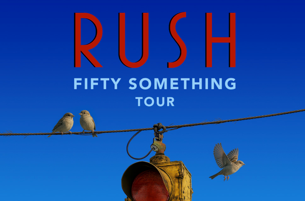Tour or event artwork for Rush Returns After 11 Years, Introduces New Touring Drummer
