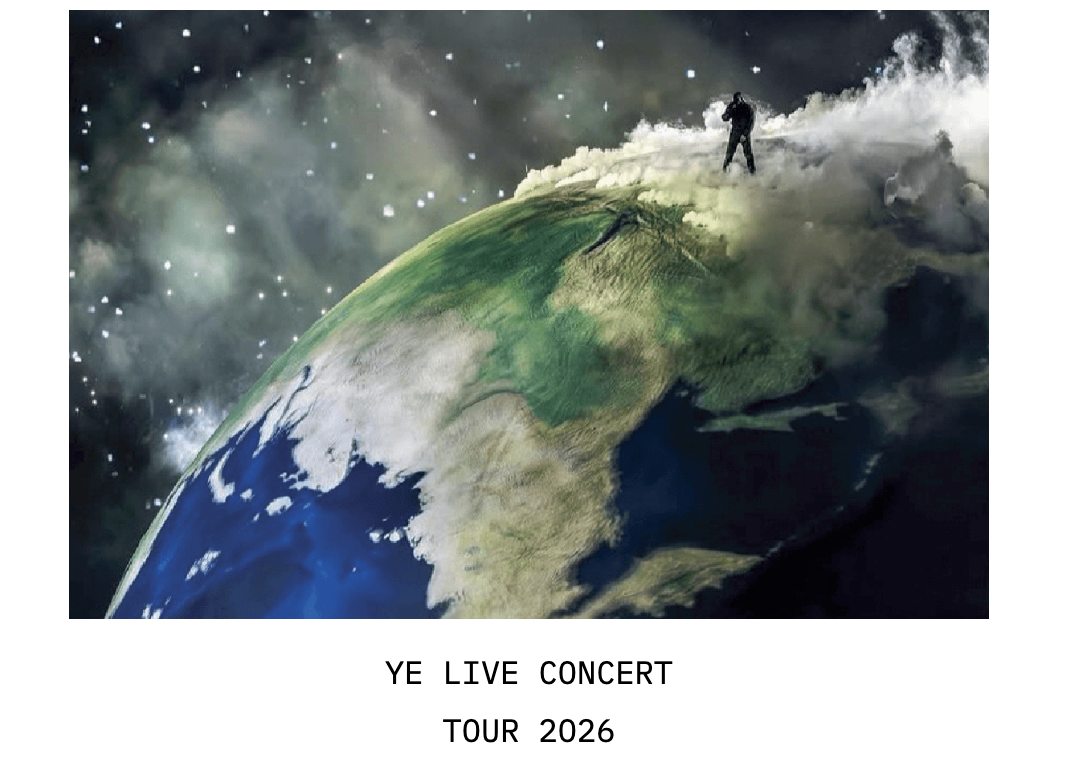 Kanye West 2026 tour artwork