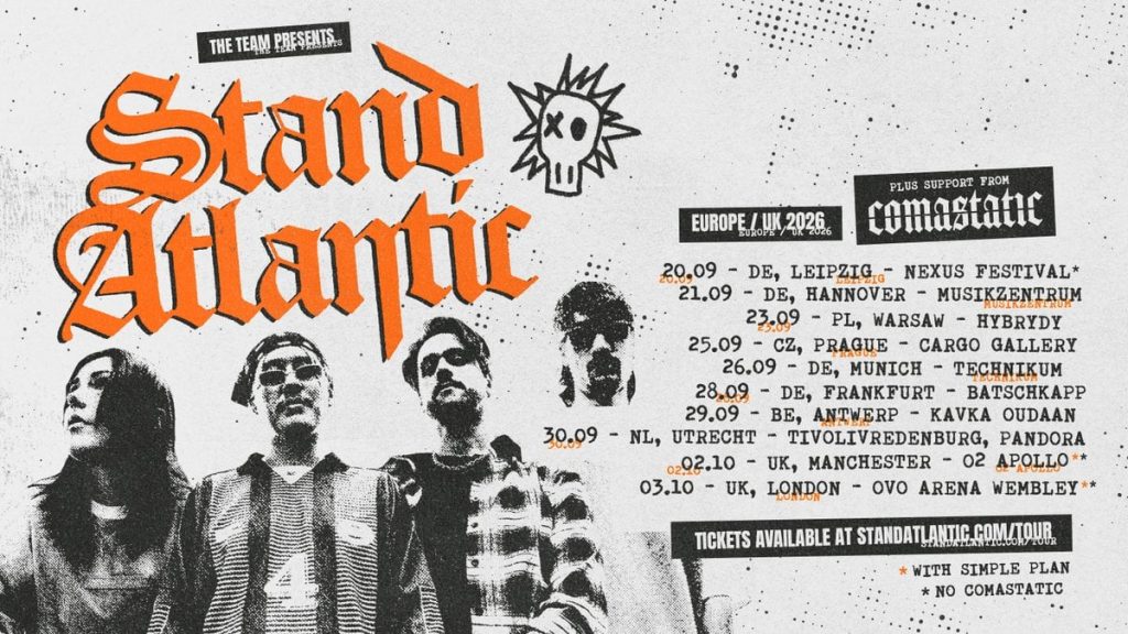 Tour or event poster for Marquee Memories: Stand Atlantic