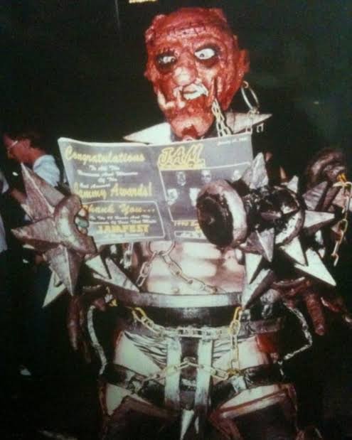 Chuck Varga in GWAR’s Sexecutioner costume