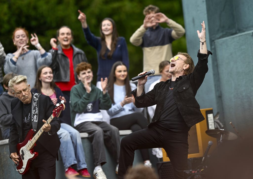 U2 Returned To The School Where They Formed To Debut “Silencio”